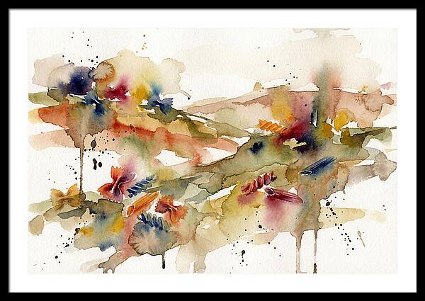 Pasta Landscape Watercolor
