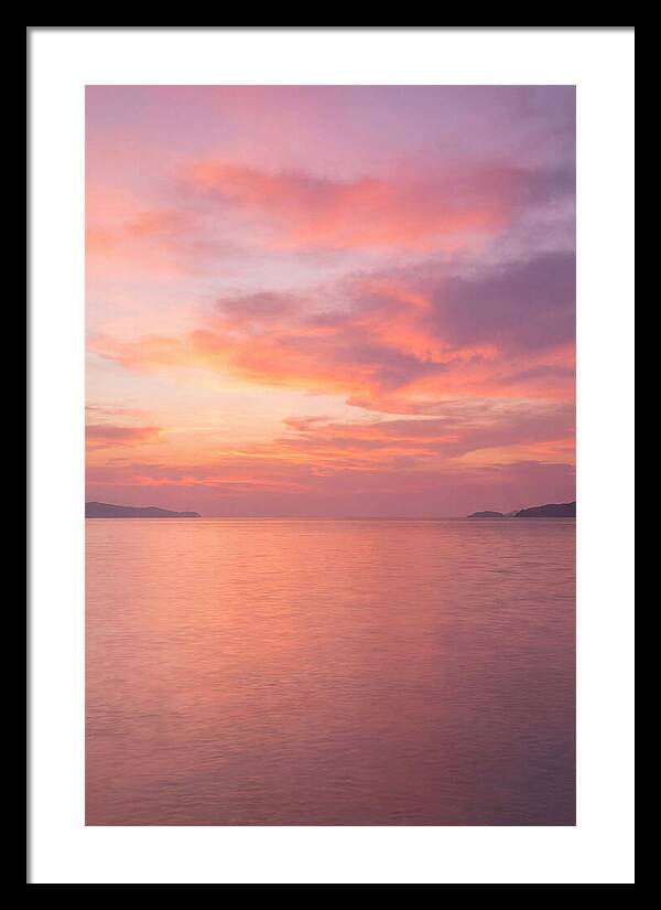Pastel Pink And Lavender Sunset