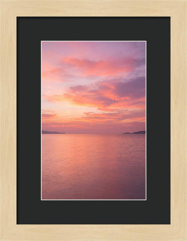Pastel Pink And Lavender Sunset