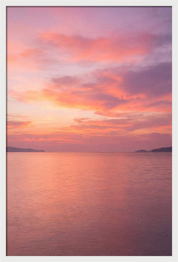 Pastel Pink And Lavender Sunset