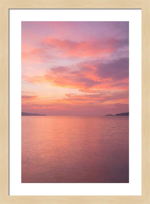 Pastel Pink And Lavender Sunset