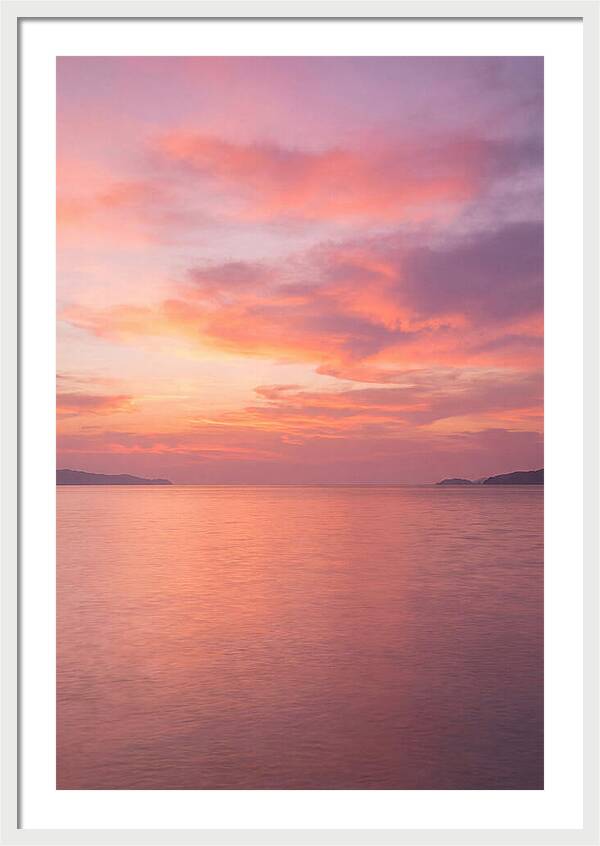 Pastel Pink And Lavender Sunset