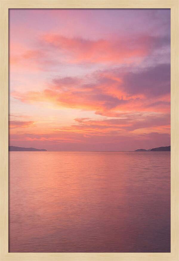 Pastel Pink And Lavender Sunset