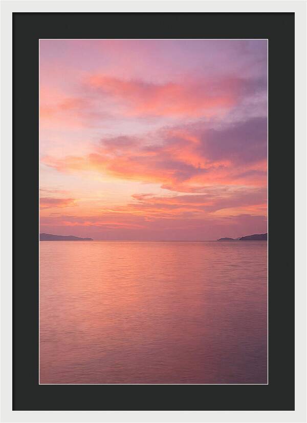 Pastel Pink And Lavender Sunset