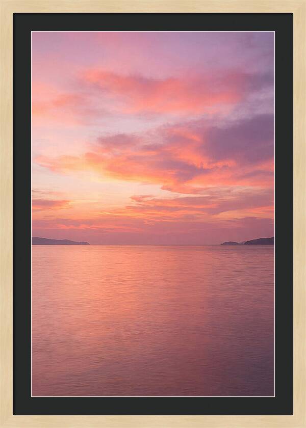 Pastel Pink And Lavender Sunset