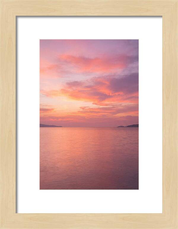 Pastel Pink And Lavender Sunset