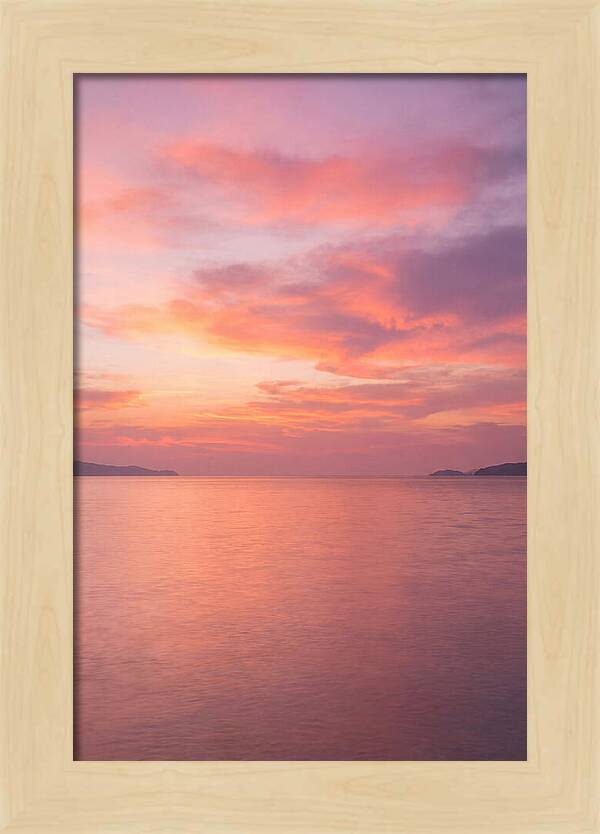 Pastel Pink And Lavender Sunset