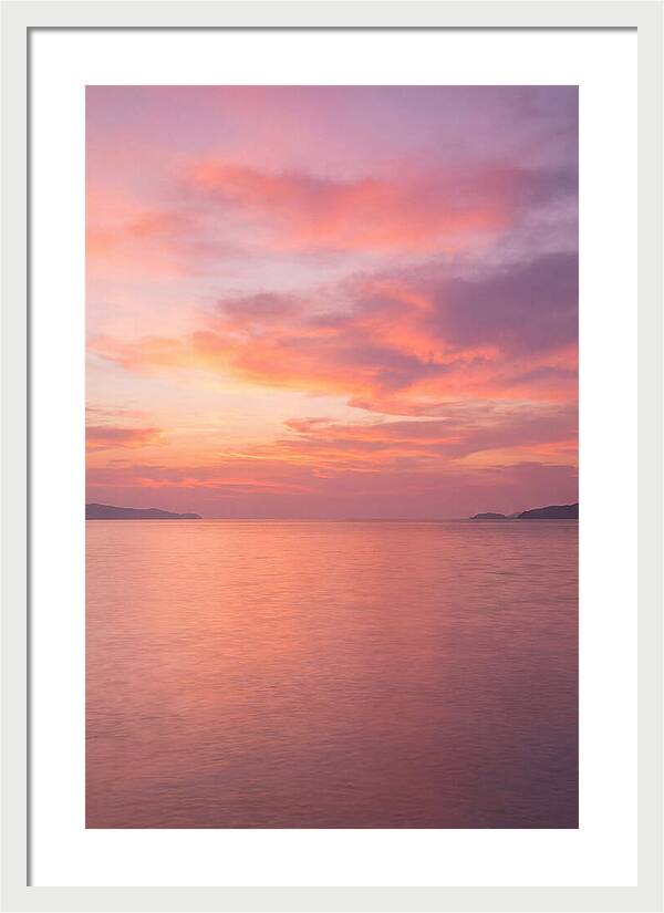 Pastel Pink And Lavender Sunset