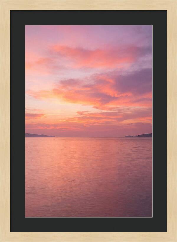 Pastel Pink And Lavender Sunset