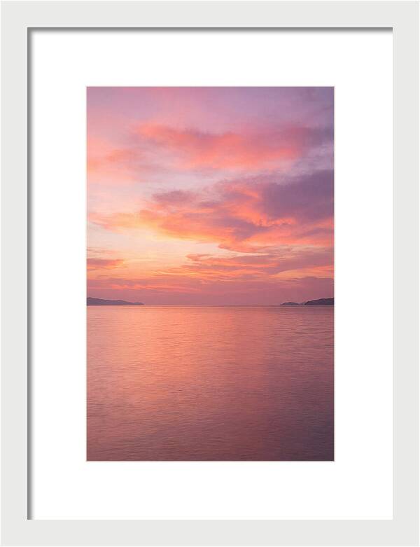 Pastel Pink And Lavender Sunset