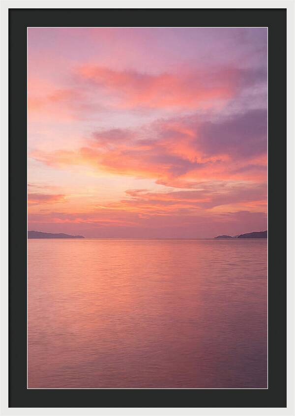 Pastel Pink And Lavender Sunset
