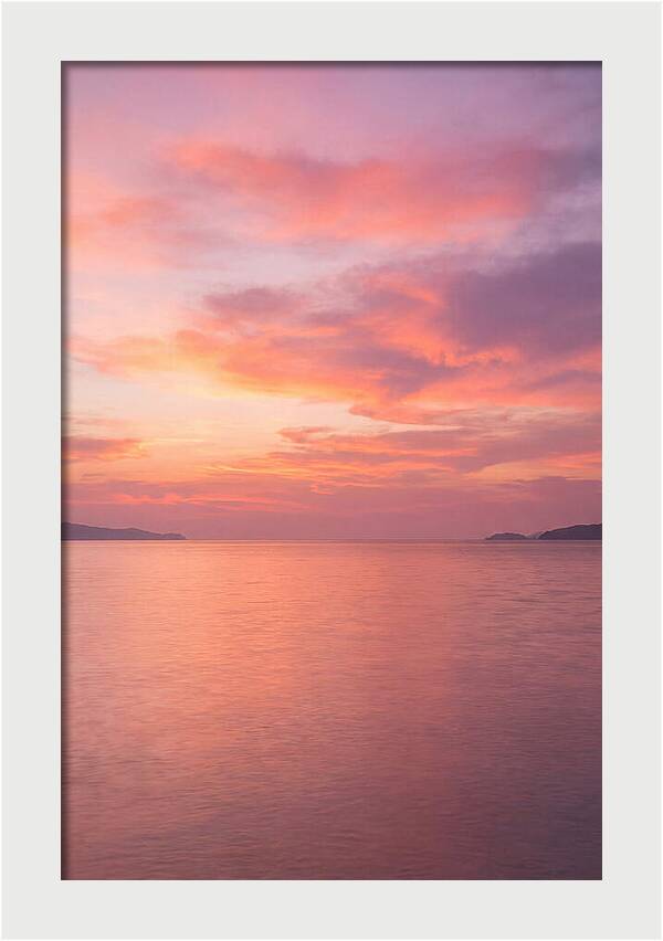 Pastel Pink And Lavender Sunset