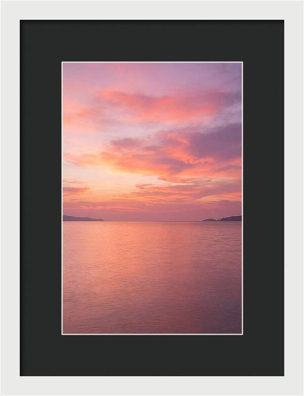 Pastel Pink And Lavender Sunset
