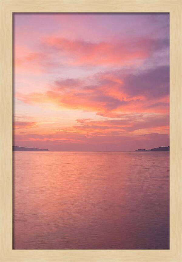 Pastel Pink And Lavender Sunset