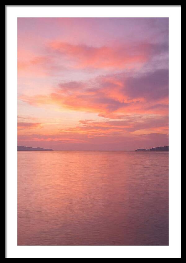 Pastel Pink And Lavender Sunset
