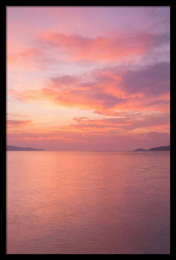 Pastel Pink And Lavender Sunset