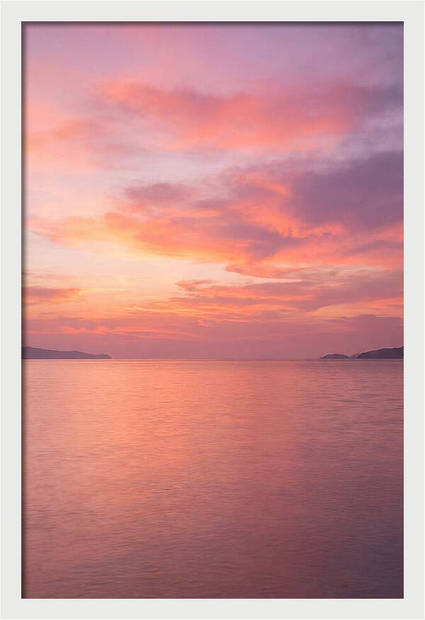 Pastel Pink And Lavender Sunset