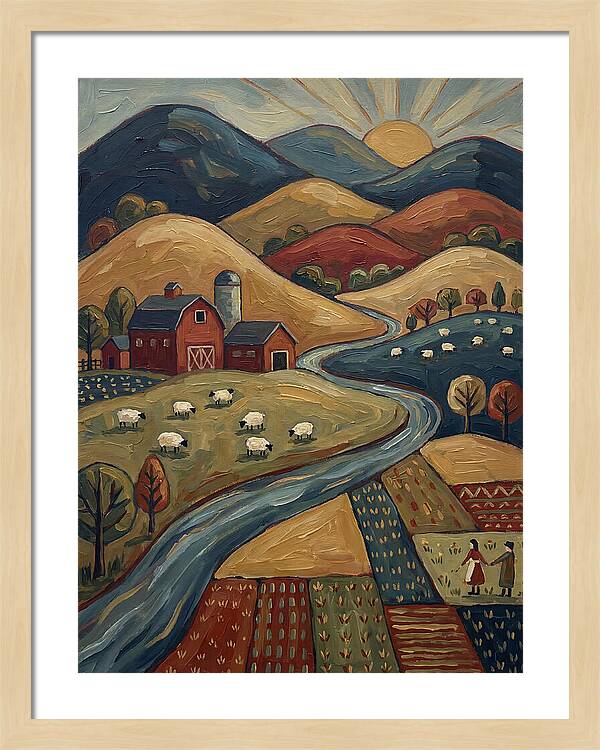 Pastoral Harmony In Nature