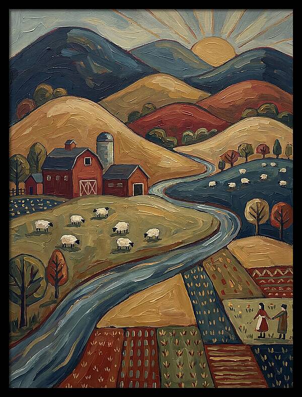 Pastoral Harmony In Nature