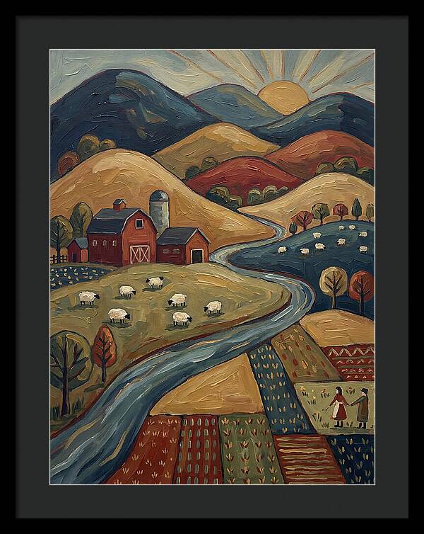 Pastoral Harmony In Nature