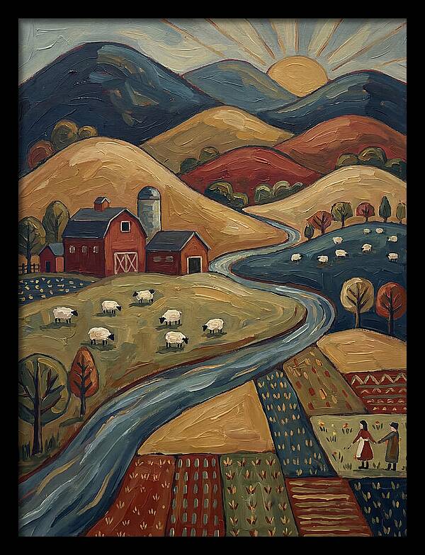 Pastoral Harmony In Nature