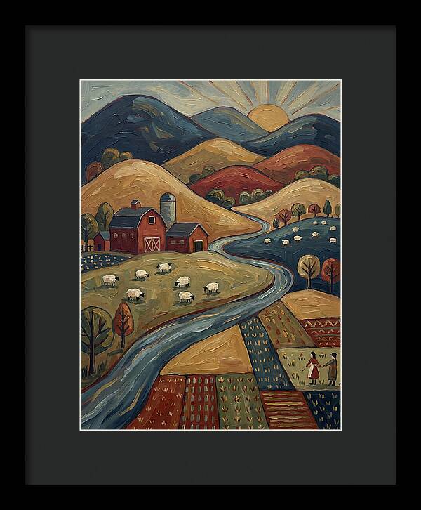Pastoral Harmony In Nature