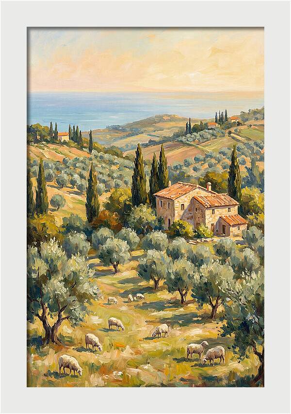 Pastoral Mediterranean Serenity