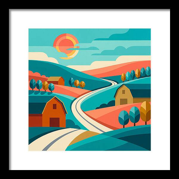 Pastoral Serenity In Color