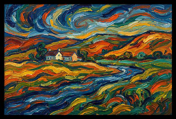 Pastoral Serenity In Expressionism