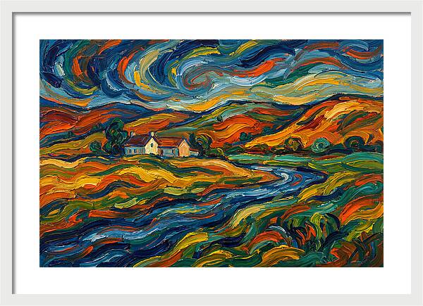Pastoral Serenity In Expressionism