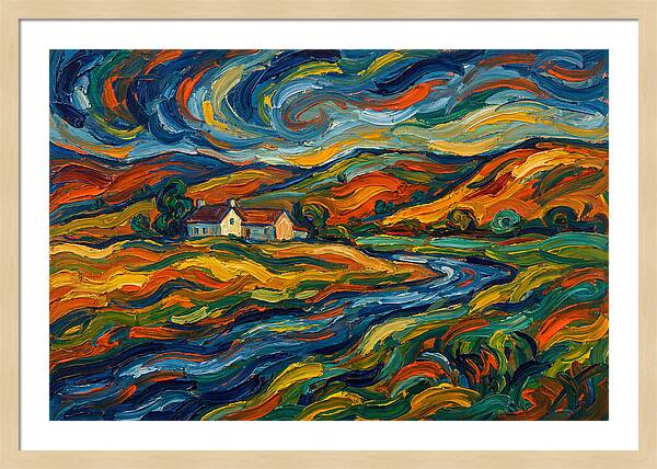 Pastoral Serenity In Expressionism