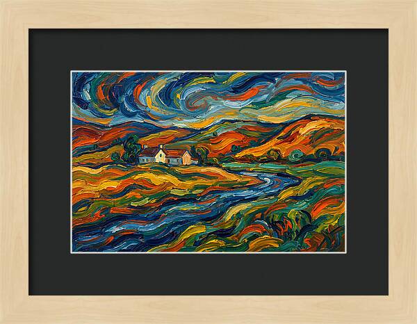 Pastoral Serenity In Expressionism