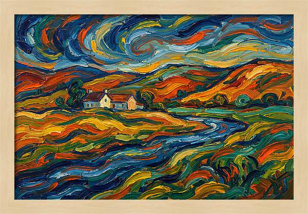 Pastoral Serenity In Expressionism