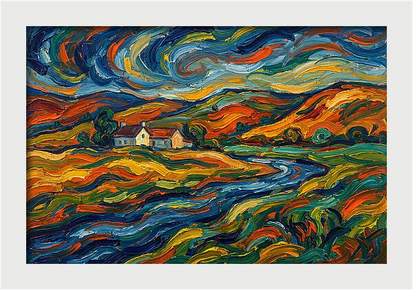 Pastoral Serenity In Expressionism