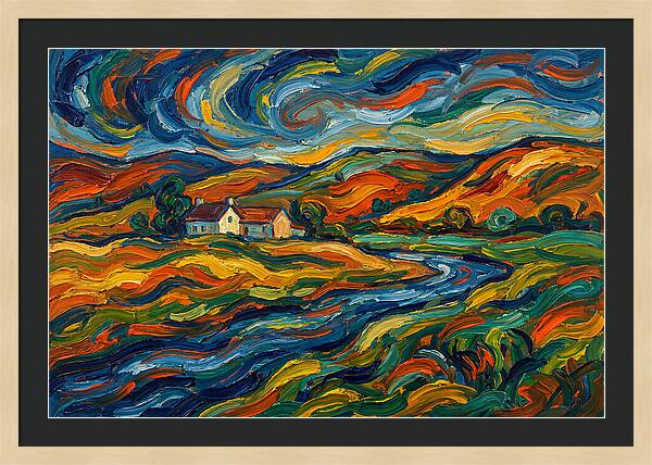 Pastoral Serenity In Expressionism