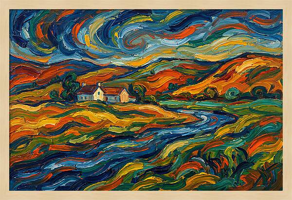 Pastoral Serenity In Expressionism
