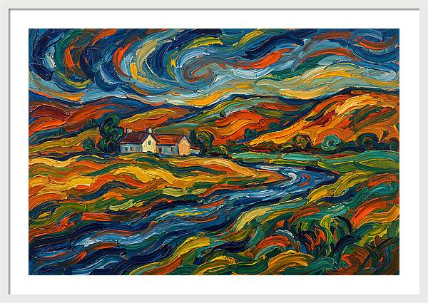 Pastoral Serenity In Expressionism