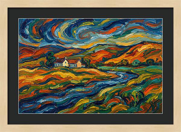 Pastoral Serenity In Expressionism