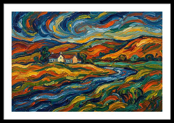 Pastoral Serenity In Expressionism