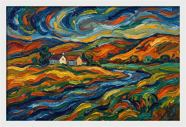 Pastoral Serenity In Expressionism