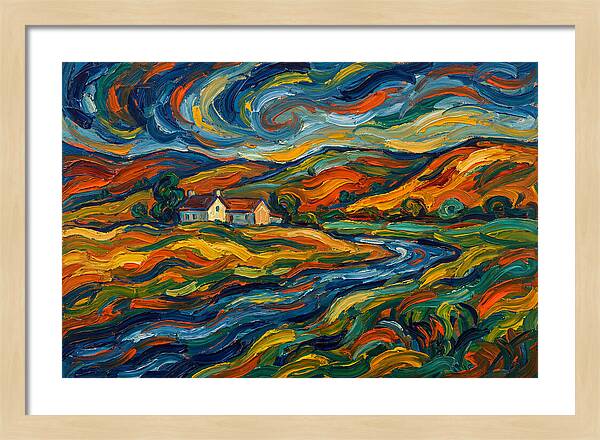 Pastoral Serenity In Expressionism