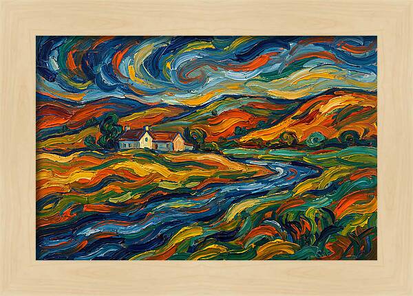 Pastoral Serenity In Expressionism