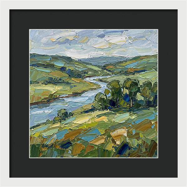 Pastoral Serenity In Green