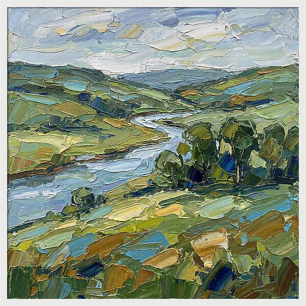 Pastoral Serenity In Green