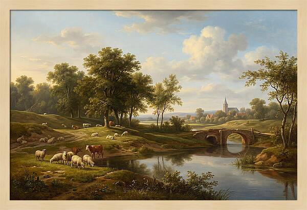 Pastoral Serenity In Nature