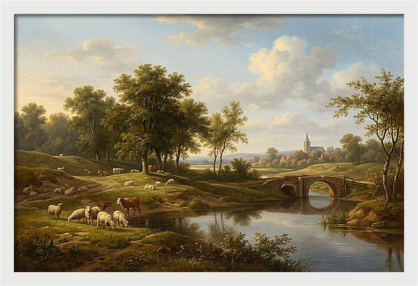 Pastoral Serenity In Nature