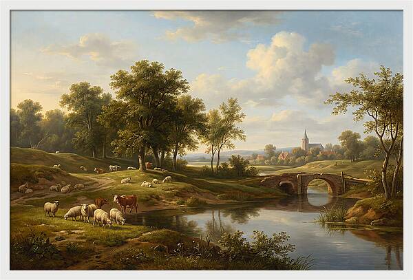 Pastoral Serenity In Nature