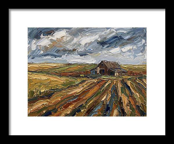 Pastoral Serenity In Palette Knife