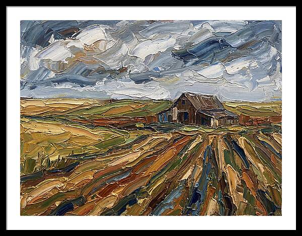 Pastoral Serenity In Palette Knife