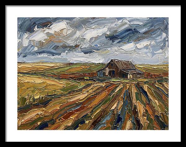 Pastoral Serenity In Palette Knife